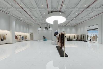 现代服装展厅3D模型下载